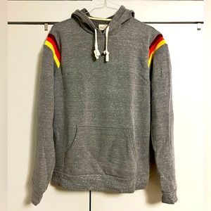 Marine Layer Banks Hoodie with Classic Marine Layer Stripes — Size M